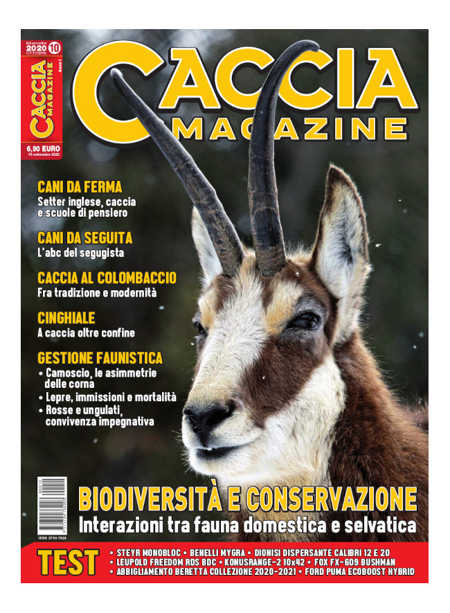 CACCIA MAGAZINE - Ottobre 2020 - cartaceo