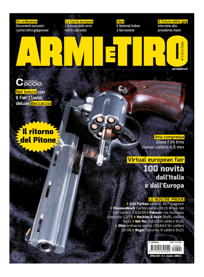 ARMI E TIRO - Aprile 2021 - cartaceo