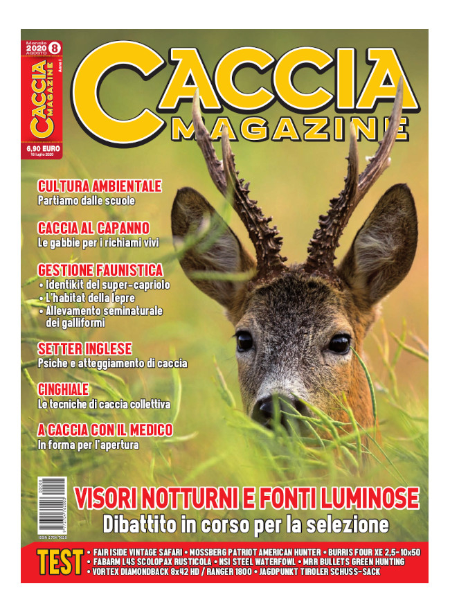 CACCIA MAGAZINE - Agosto 2020 - cartaceo